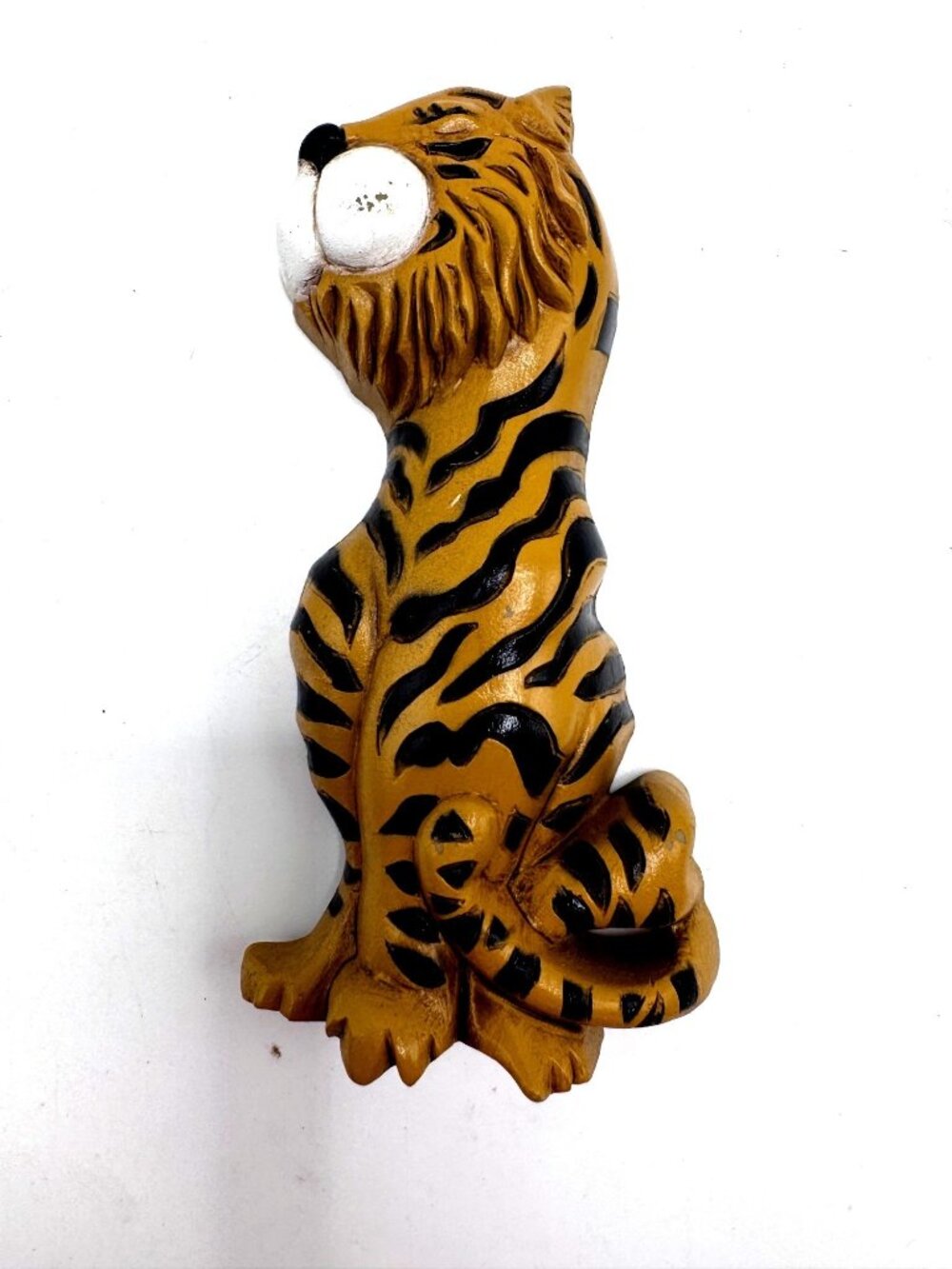 Vintage 1982 Tiger Wall Hanging Burwood Products Co. USA  Hand-Painted Resin